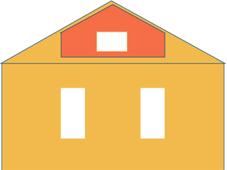 Pitched roof dormer diagram - Loft conversion types