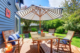 Garden Decking Front Door