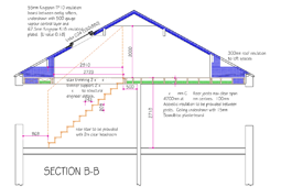 Plan Roof Drawing 800